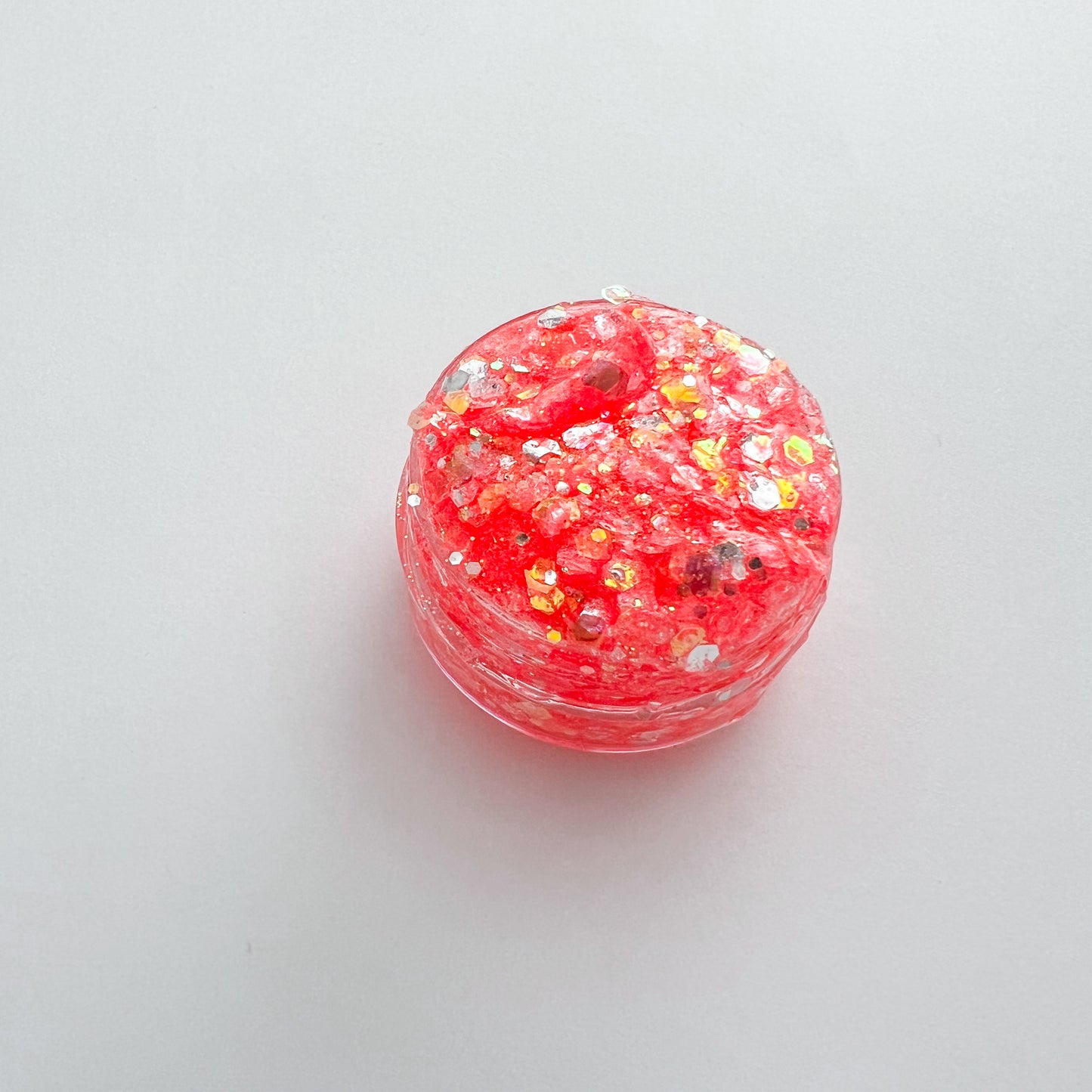 Zesty Peach Glitter Gel
