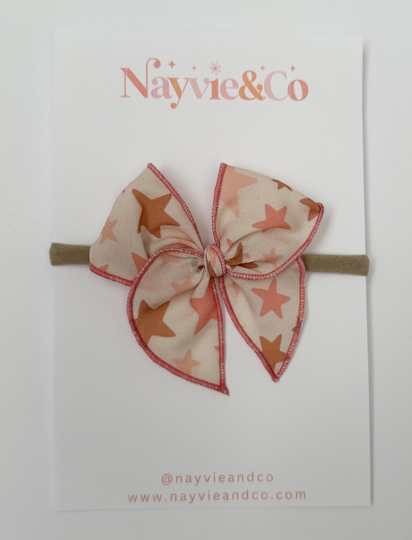 RTS MINI STARS ON NYLON Fable Bow