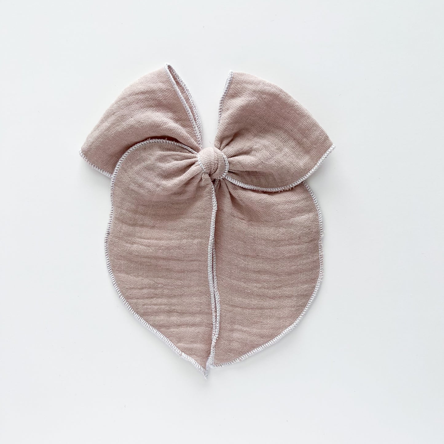 Taupe Gauze Fable Bow