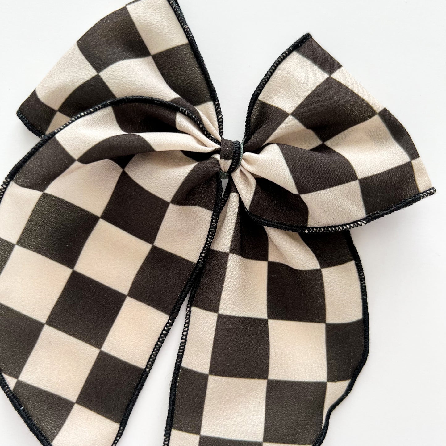 Black+Sand Check Fable Bow