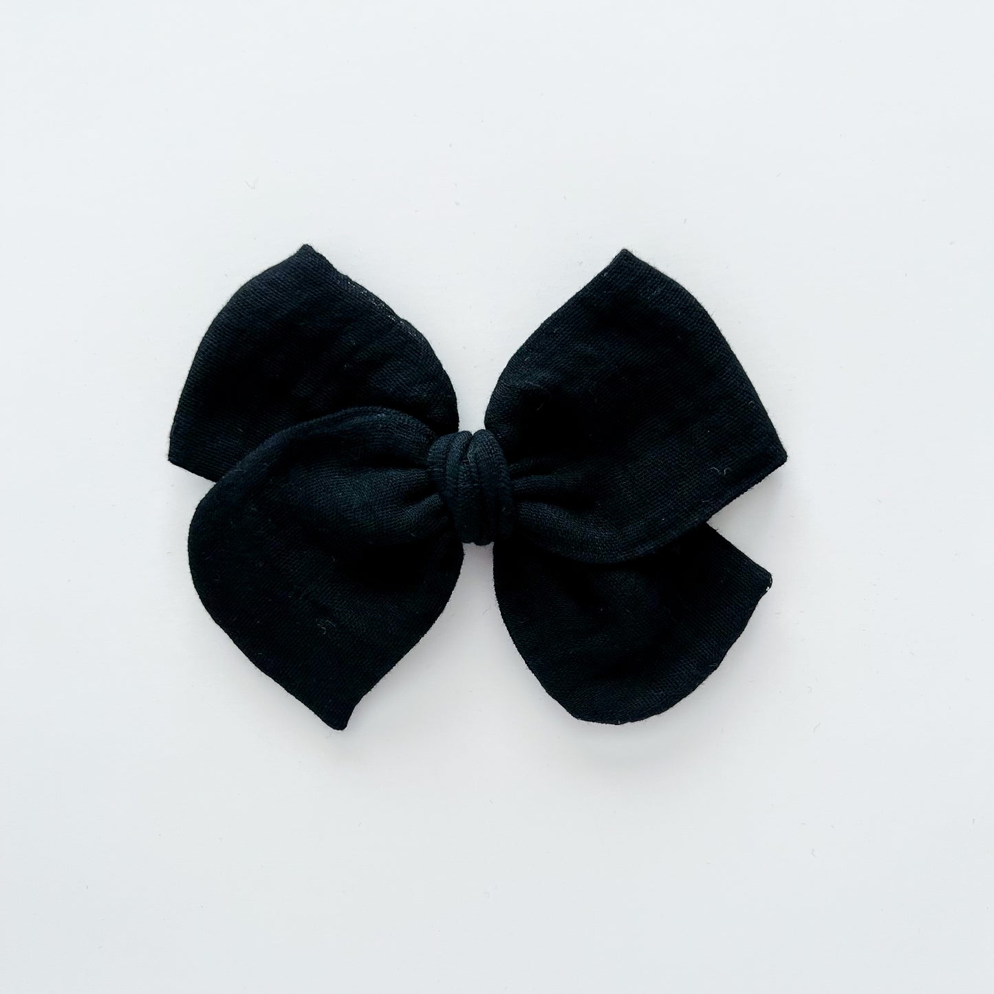 Black Gauze Hand-tied Bow