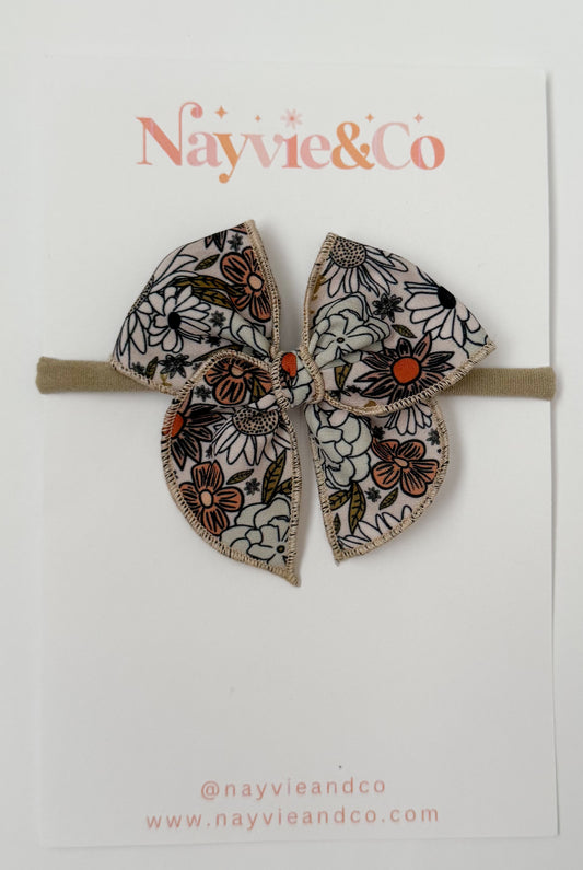 RTS MINI ON NYLON Fall Forest Fable Bow