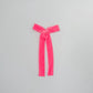 Candy Pink Velvet Long Tail Bow