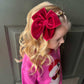 Cranberry Velvet Fable Bow