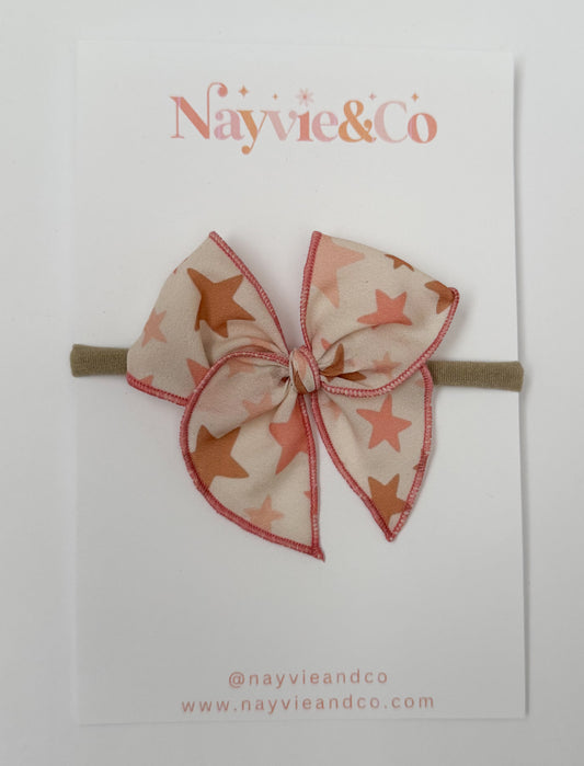 RTS MINI STARS ON NYLON Fable Bow