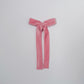 Light Pink Velvet Long Tail Bow