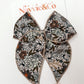 Oversized Autumn Floral Fable Bow