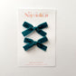 TEAL Velvet Ribbon Piggy Set