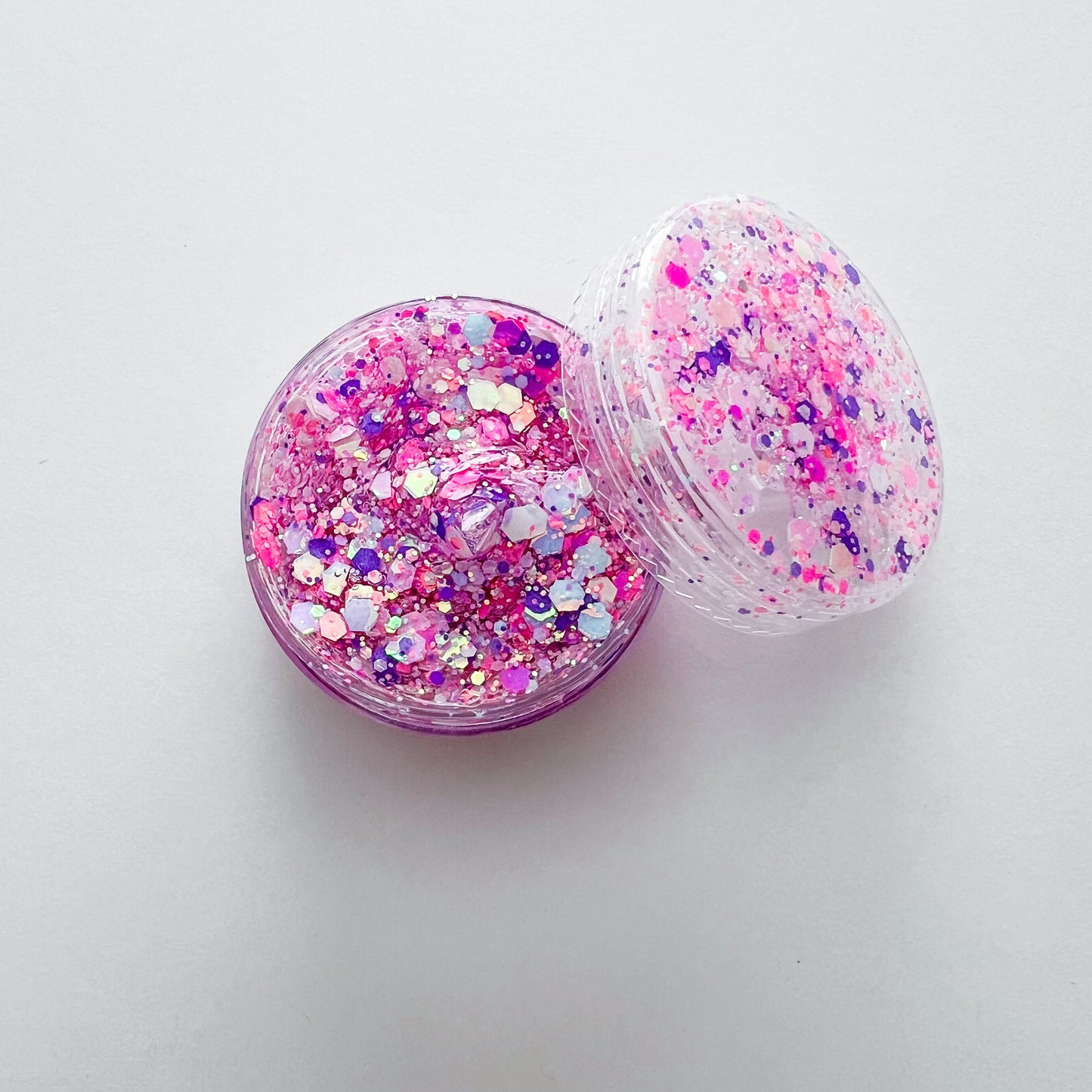 Cotton Candy Glitter Gel