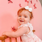 White Gauze Hand-tied Bow