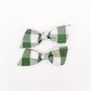 Green Gingham Twist Piggy Set