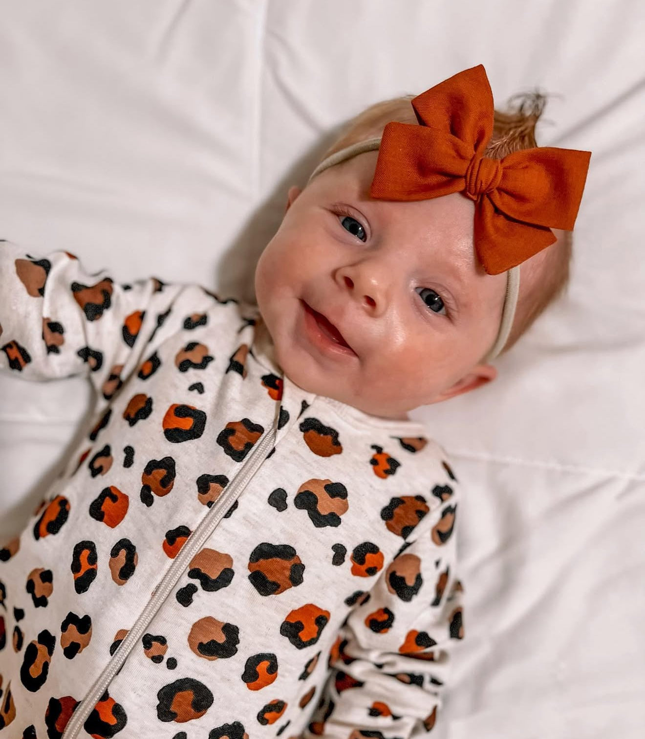 Pumpkin Hand-tied Bow