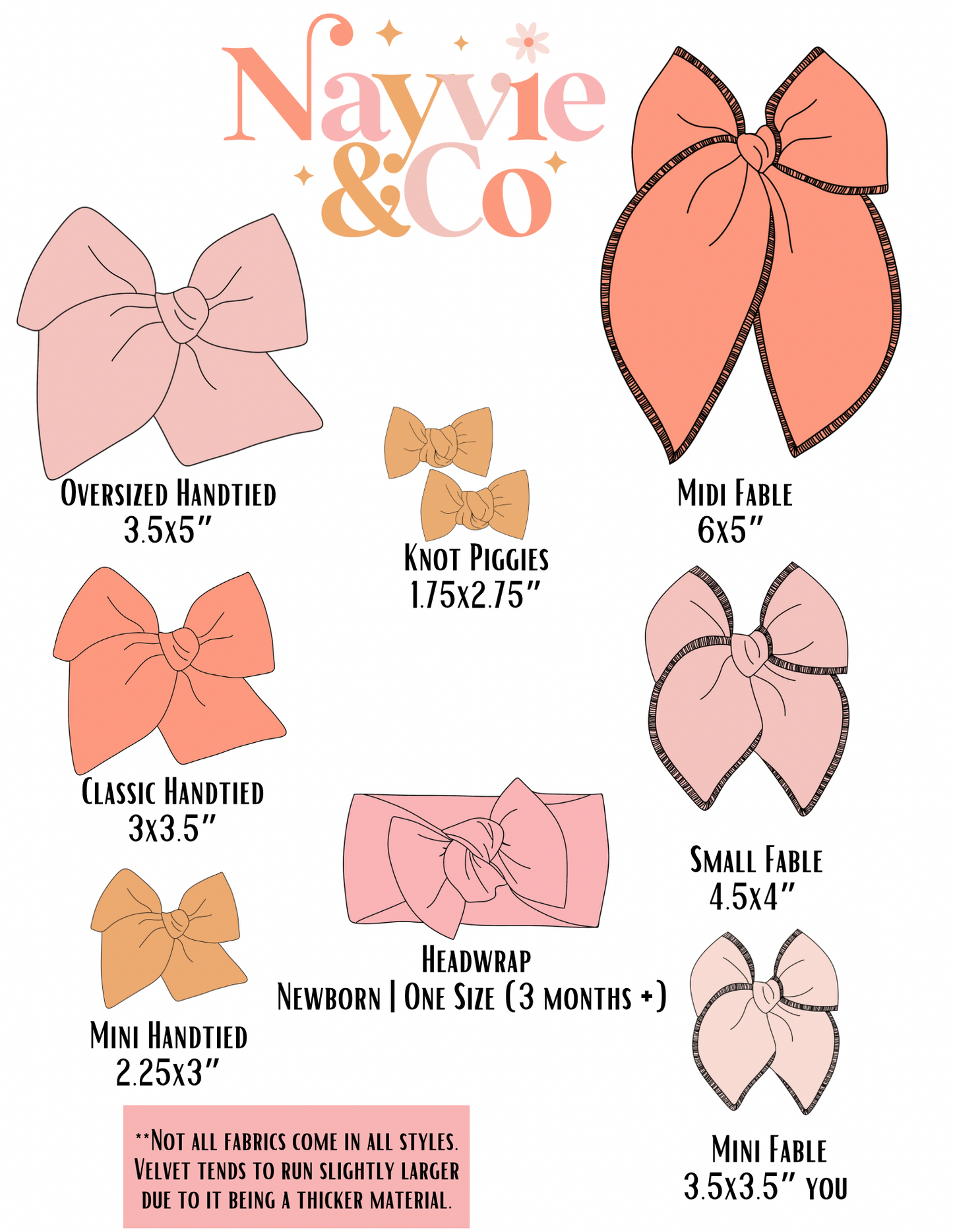RTS Retro Daisies CLASSIC PIGGY SET Hand-tied Bow