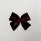 Brown Velvet Hand-tied Bow