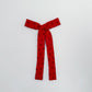 Red Hearts Long Tail Bow