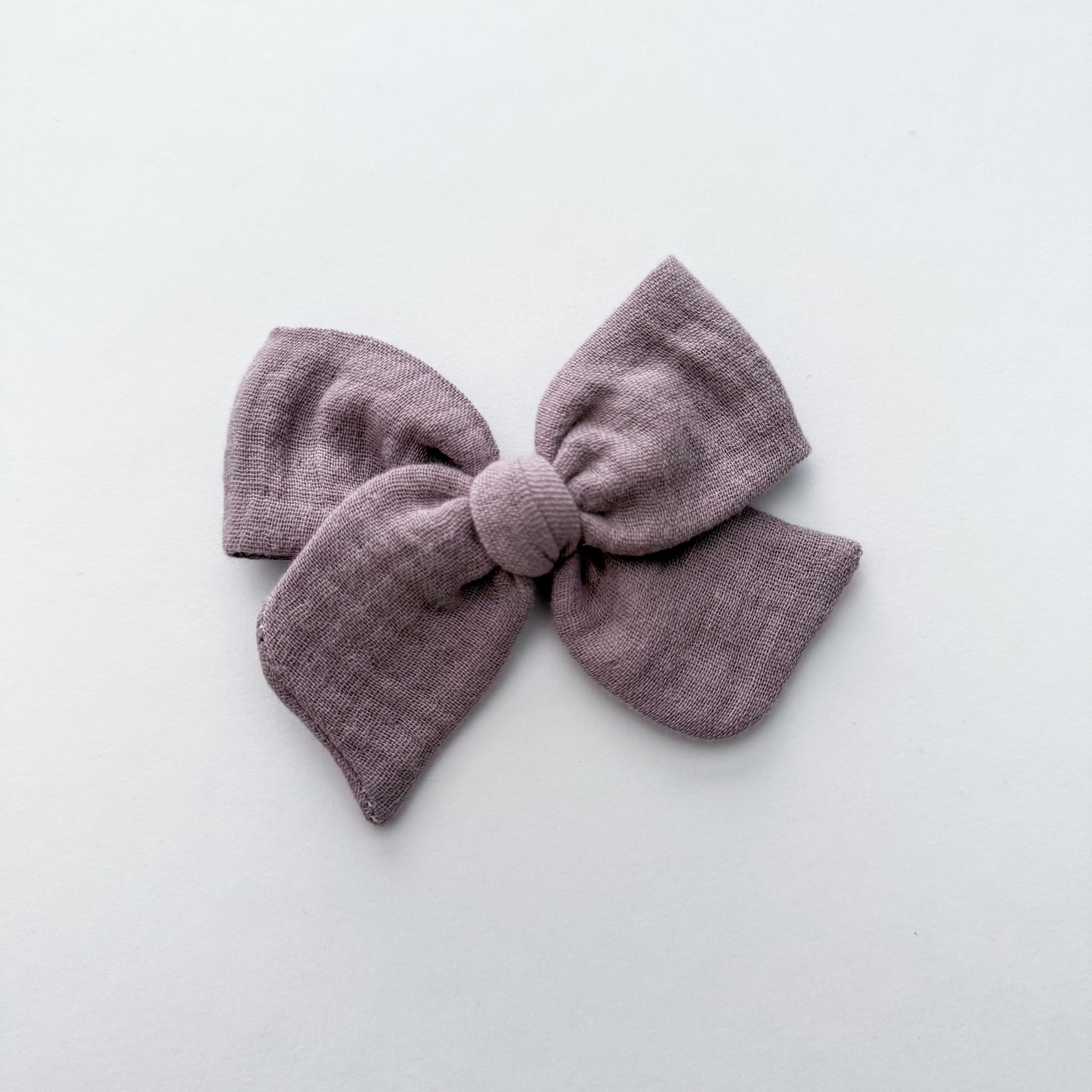 Dusty Purple Gauze Hand-tied Bow