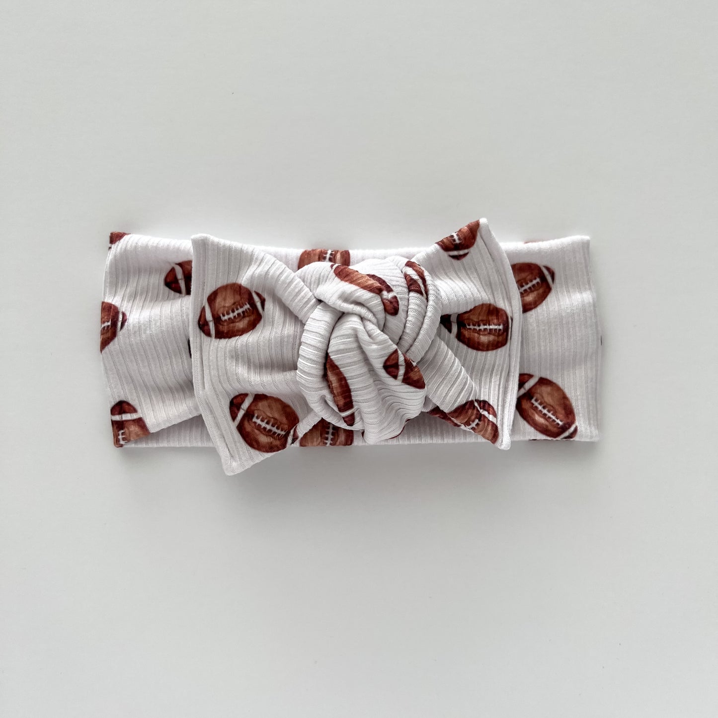 Footballs Knotted Headwrap