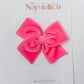 Candy Pink Velvet Hand-tied Bow