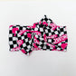BARBIE CHECK Knotted Headwrap