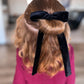 Black Velvet Long Tail Bow
