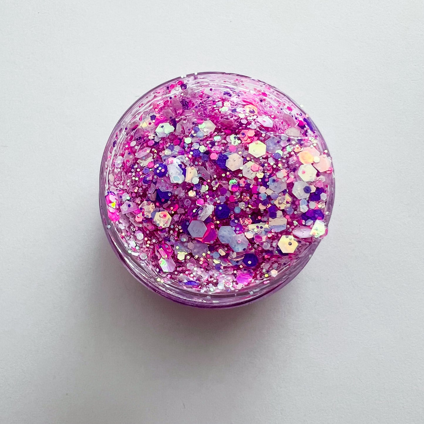 Cotton Candy Glitter Gel