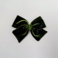 Olive Green Velvet Hand-tied Bow