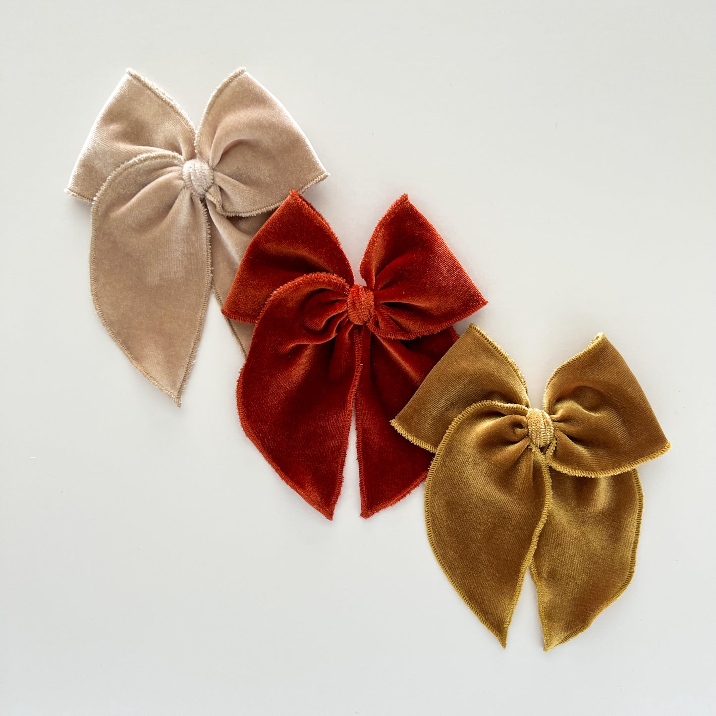 Gold Velvet Fable Bow