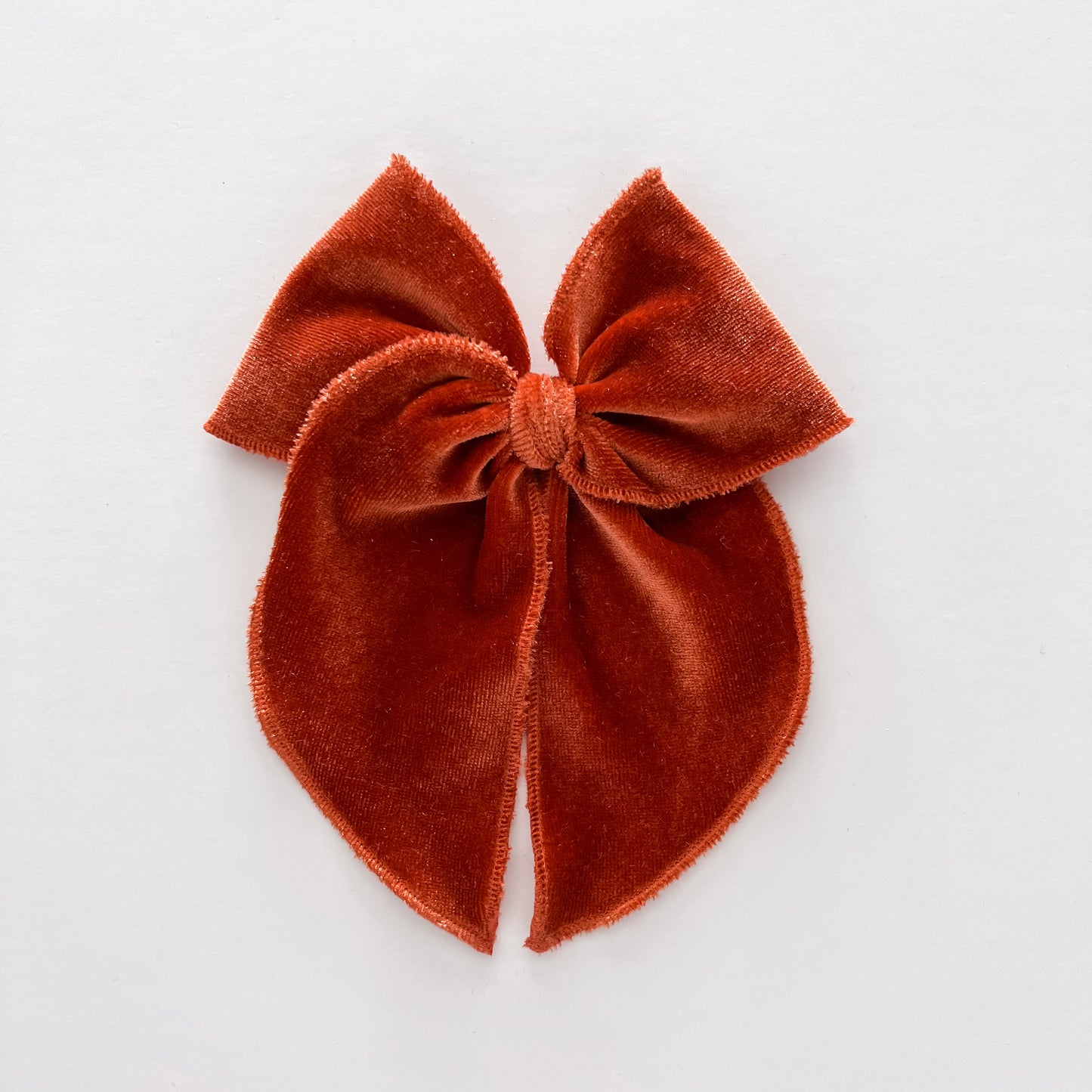 Rust Velvet Fable Bow