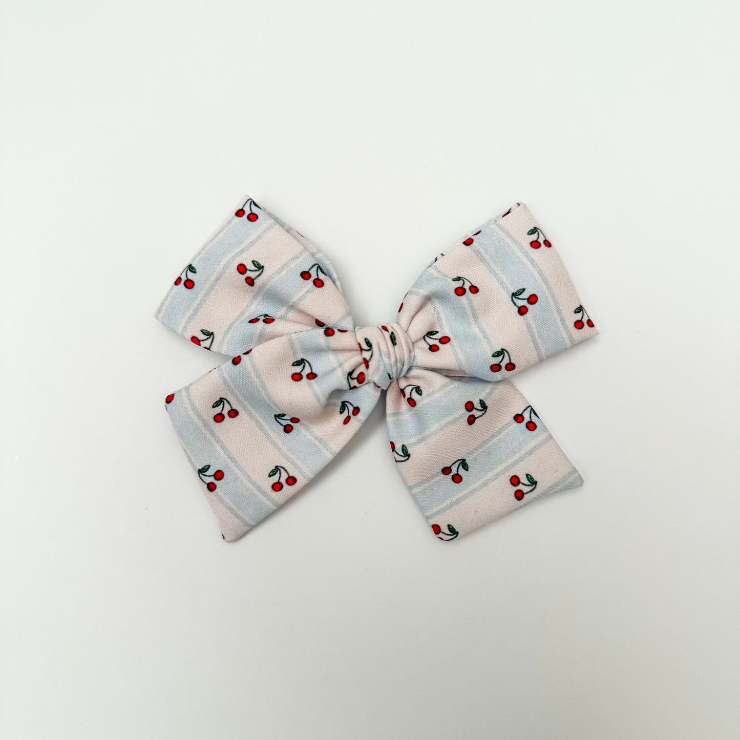 Cherry Stripes Hand-tied Bow