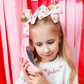 RTS Red Hearts Crepe Hand-tied Bow