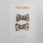 RTS Blue Floral KNOTTED PIGGY SET