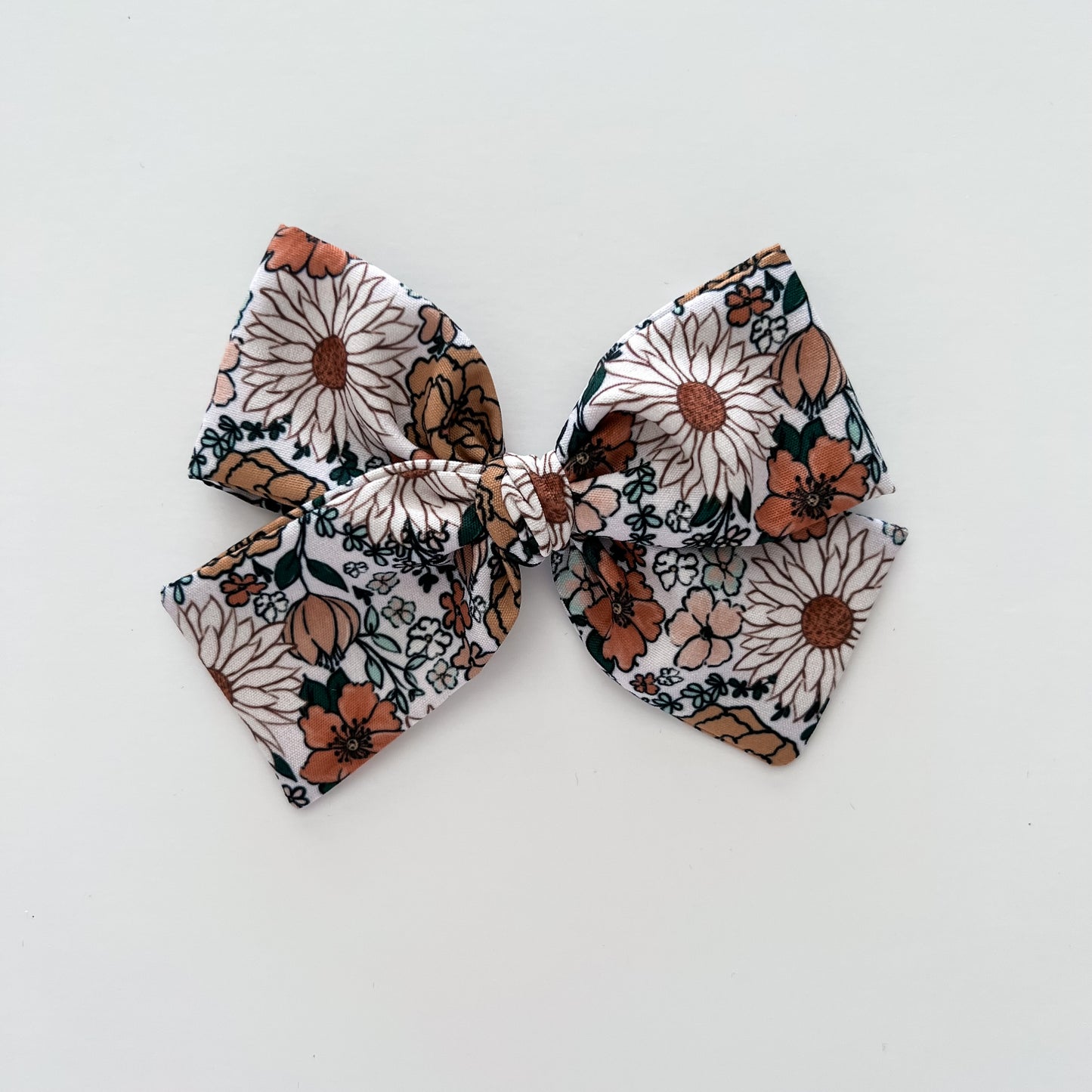Fall Garden Floral Hand-tied Bow