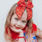 Red Bandanna Fable Bow