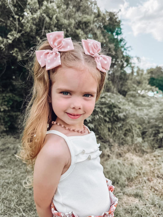 RTS Pink Polka Dot Classic Piggy Set