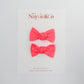 Neon Coral KNOTTED PIGGY SET