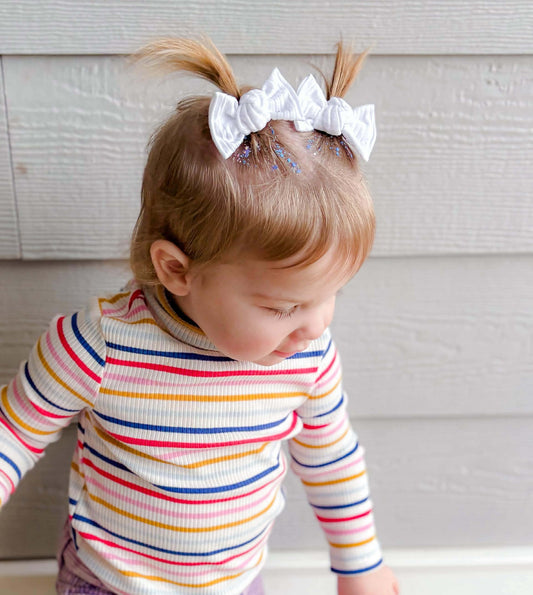 White Knotted Piggy Set