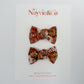 RTS Rust Floral KNOTTED PIGGY SET