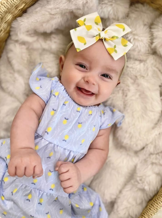 Lemons Hand-tied Bow