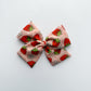 Sweet Strawberry Hand-tied Bow