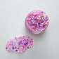 Cotton Candy Glitter Gel