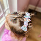 DAISY CHECK KNOTTED PIGGY SET