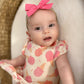 Carnation Pink Schoolgirl Bow