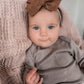 RTS OVERSIZE Chocolate Brown Hand-tied Bow