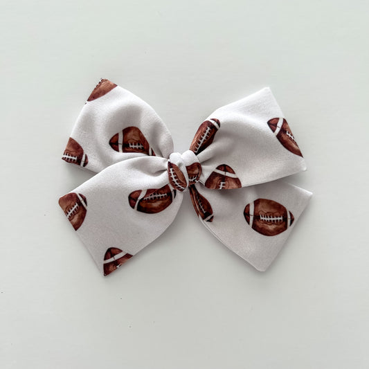 Footballs Hand-tied Bow