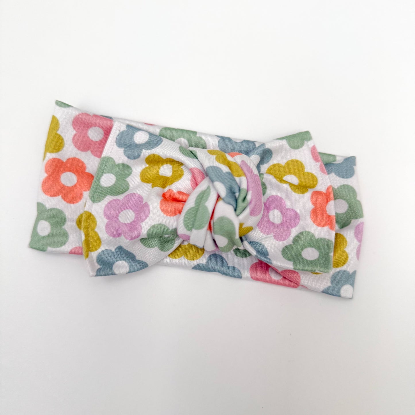 Flower Power Knotted Headwrap