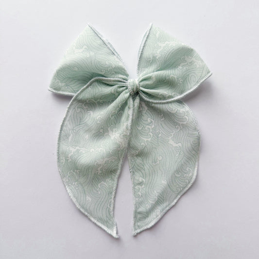 RTS OVERSIZE Blue Waves Fable Bow
