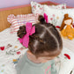 Hot Pink Schoolgirl Bow