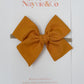 RTS OVERSIZED Mustard Hand-tied Bow