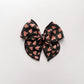 RTS Mini Pink Hearts in Black Fable Bow