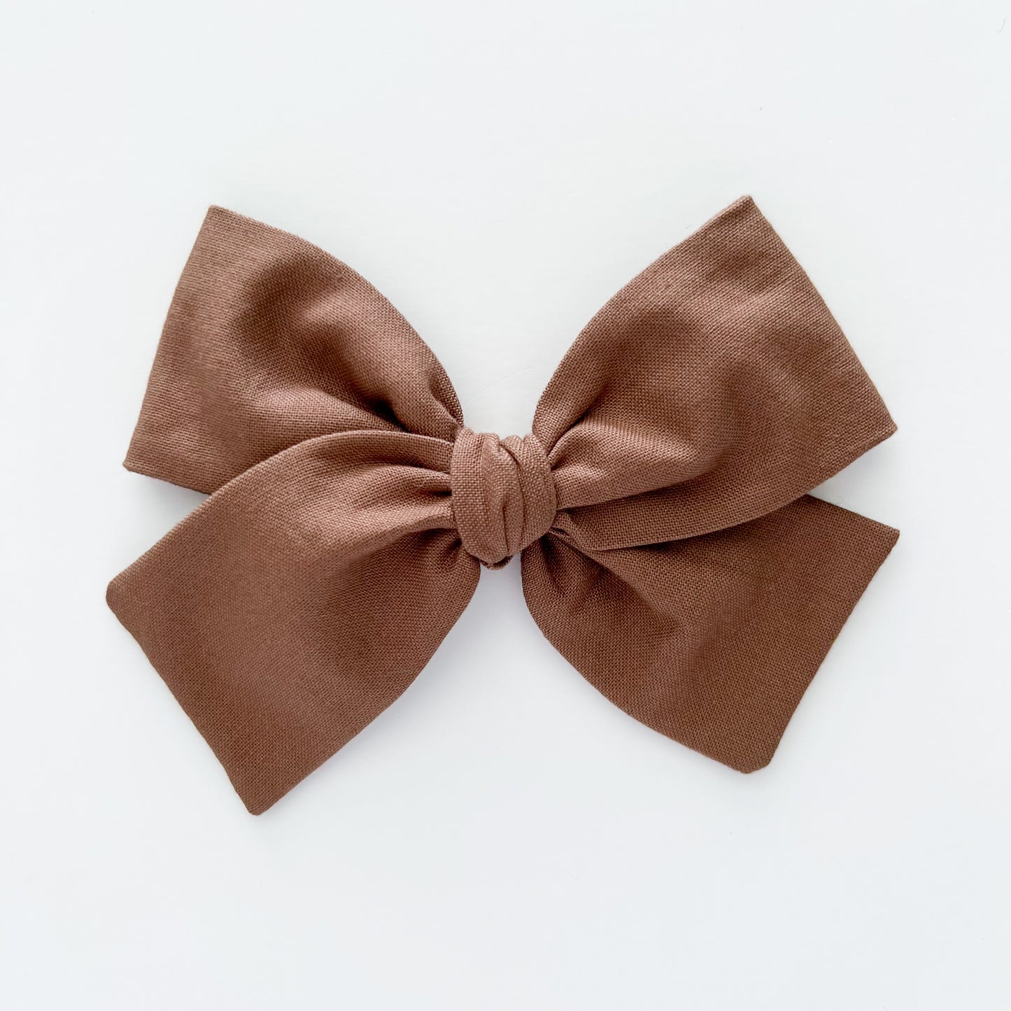 RTS OVERSIZE Chocolate Brown Hand-tied Bow